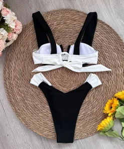 Sexy Smocked Bikini Swimsuit YY-625152