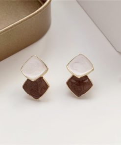 Classic Colorful Diamonds Earrings ED-518052