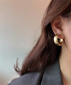 Classic Silver Earrings ED-518064