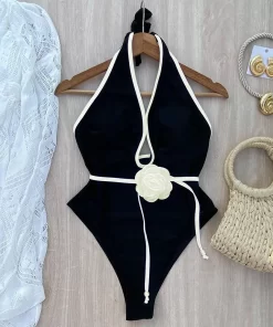 Fashion Classical One-piece Swimsuits with Sexy Bra YY-625038