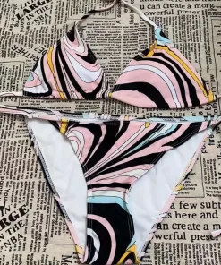 Sexy Smocked Bikini Swimsuit YY-625191