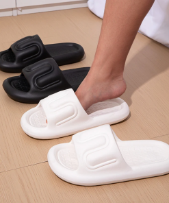 Classical High Quality Real Leather 2cm high Flats Slippers LX-672023