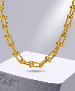 Fashion circle Pendant Necklace XL-519045