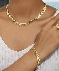 Classic Pearls Jewelry Sets For Bracelet Necklace SST-612021