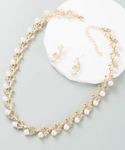 Classic Jewelry Sets For Ring Earrings Bracelet Necklace SST-612034