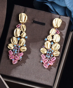 Fashion Flowers Jewelry Sets For Earrings Bracelet Necklace SST-612037