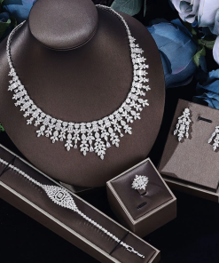 Fashion Jewelry Sets For Earrings Bracelet Necklace SST-612038