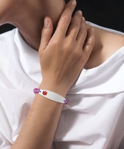 Fashion Diamonds Flowers Chains Bracelet SL-611004