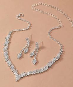 Classic Crystals Jewelry Sets For Bracelet Earrings Necklace SST-612018