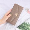 Fashion 61269 21x9x2cm Real Leather Long Wallet BB-5097