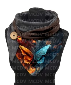180x70cm Classic Tencel Cotton Material with Gold Thread Scarf WJ-68630